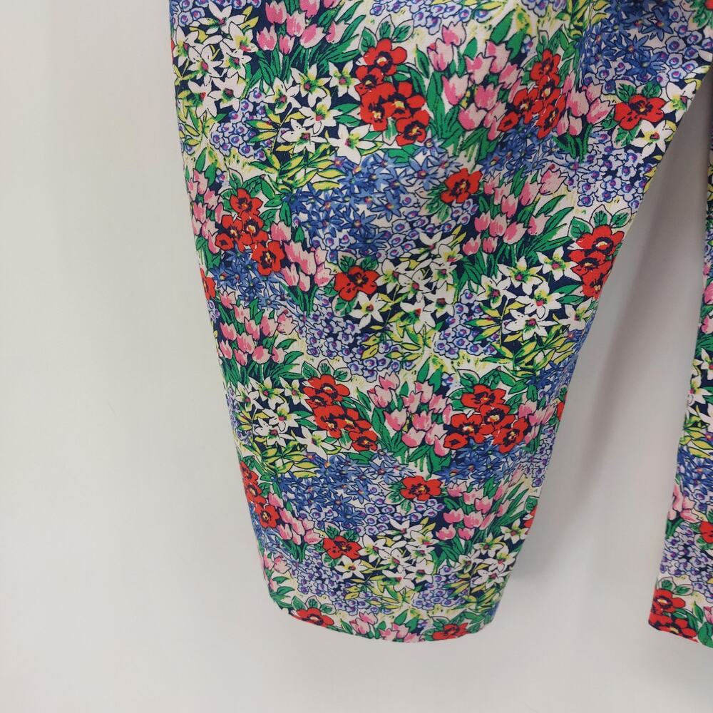 Talbots Women's Cropped Pants Perfect Skimmer Floral Size 16P - Picture 10 of 12